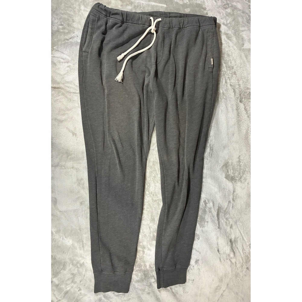 Hollister Mens XL Gray Fleece Jogger Sweatpants Relaxed Fit Drawstring Pants